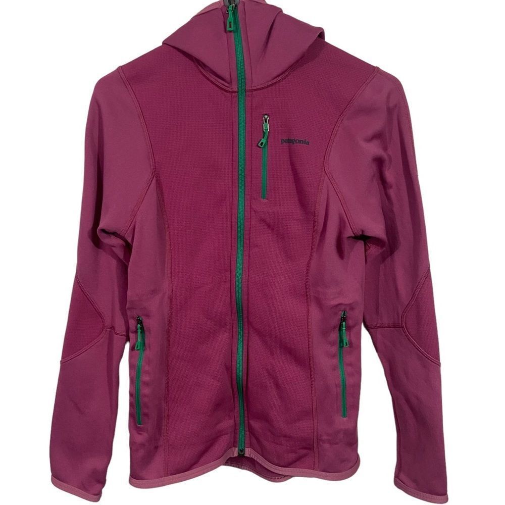 Patagonia Pink Full Zip Cold Weather Hooded Jacket